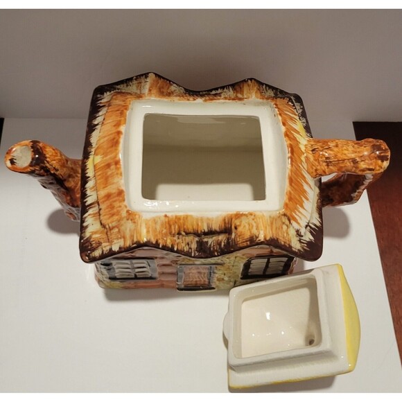 VTG Ye Olde Cottage Teapot Price Kensington Made in England Ceramic Cottagecore - Picture 4 of 7